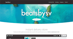 Desktop Screenshot of beatsbysv.com